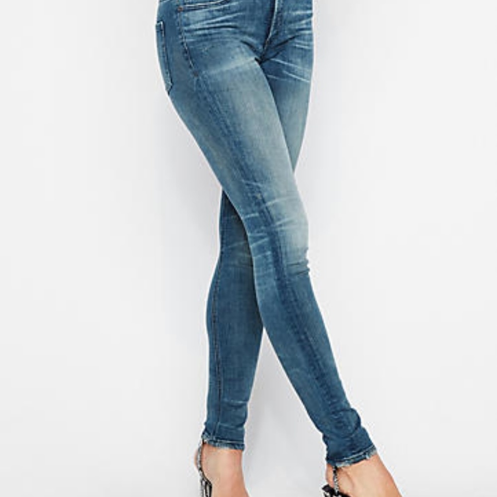 Express Mid Rise Stretch Jean Leggings